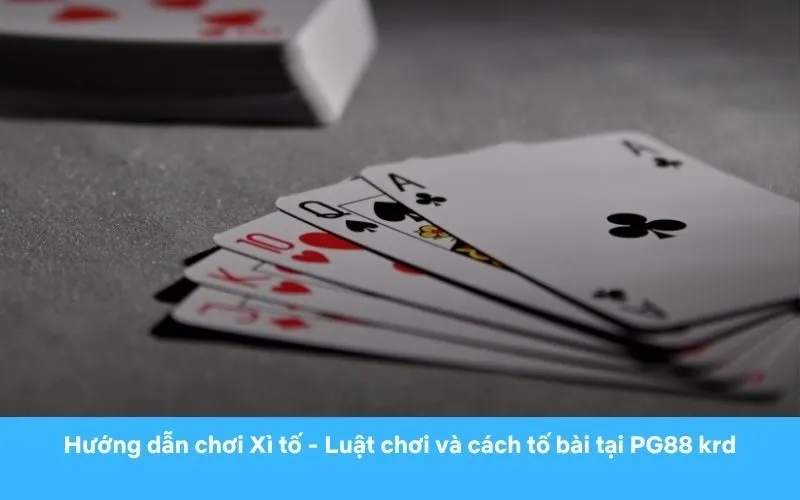 Hướng dẫn chơi Xì tố - Luật chơi và cách tố bài tại PG88