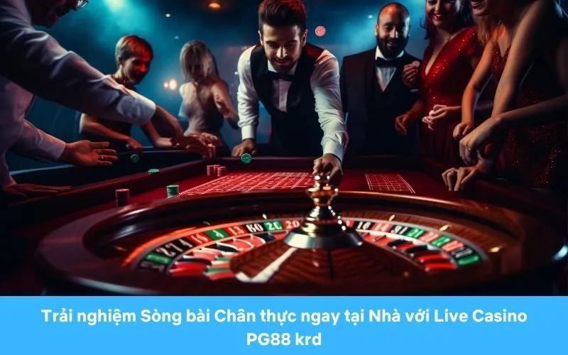 Trải nghiệm Sòng bài Chân thực ngay tại Nhà với Live Casino PG88
