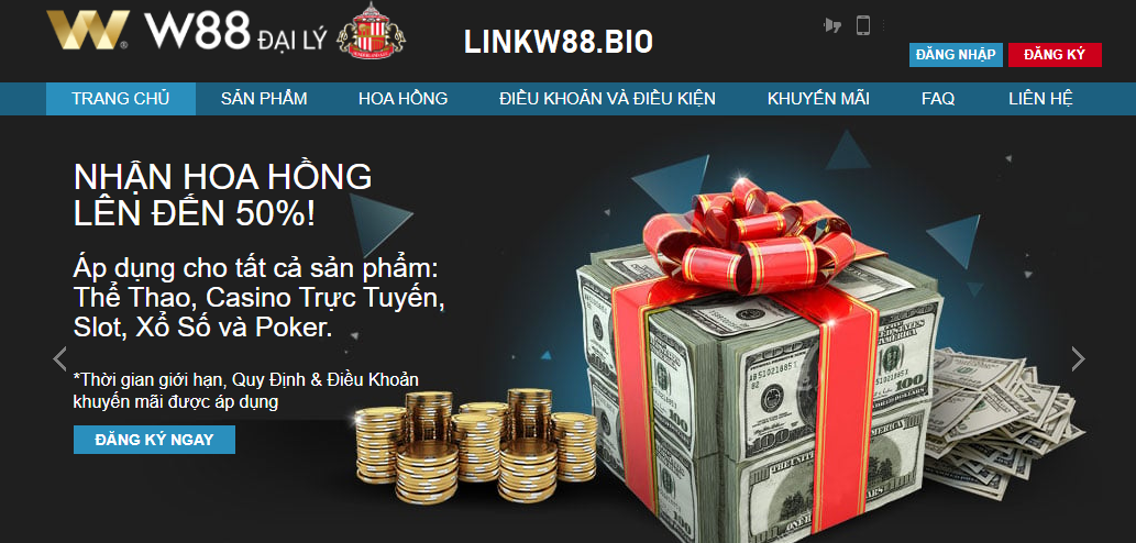 Đại Lý W88: Hướng Dẫn Kiếm Tiền Online Với Hoa Hồng Hấp Dẫn
