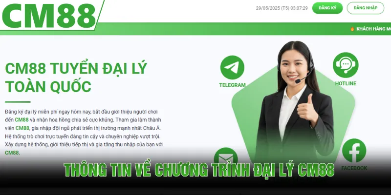 Đại Lý CM88 | Chính Sách Hoa Hồng Cao, Rút Tiền Nhanh