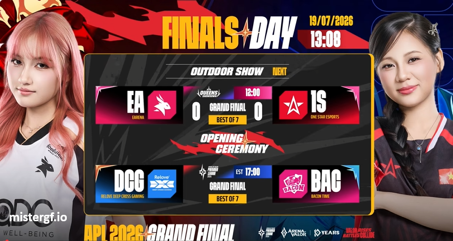 TRỰC TIẾP GRAND FINAL QUEENS SHOWDOWN 2026 NGÀY 19/07 TRỰC TIẾP GRAND FINAL QUEENS SHOWDOWN 2026 NGÀY 19/07
