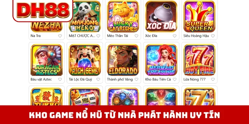 Đối Tác DH88 - Những Nhà Phát Hành Game Danh Tiếng Thế Giới