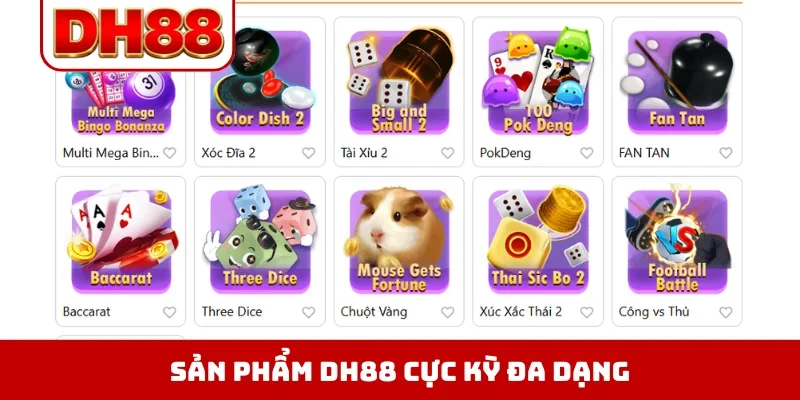 Sản Phẩm DH88 - 10.000 Trò Chơi Hot Nhất Đang Chờ Bạn
